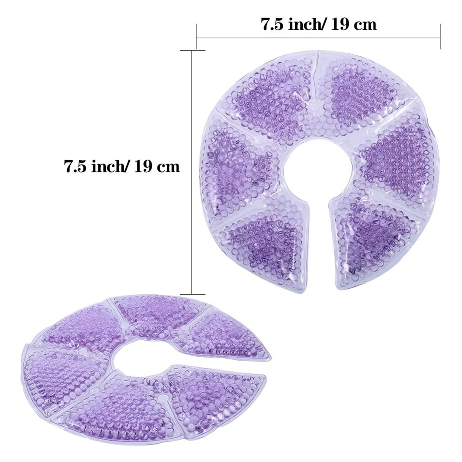 Reusable Gel Breastfeeding Ice Packs (2pcs)